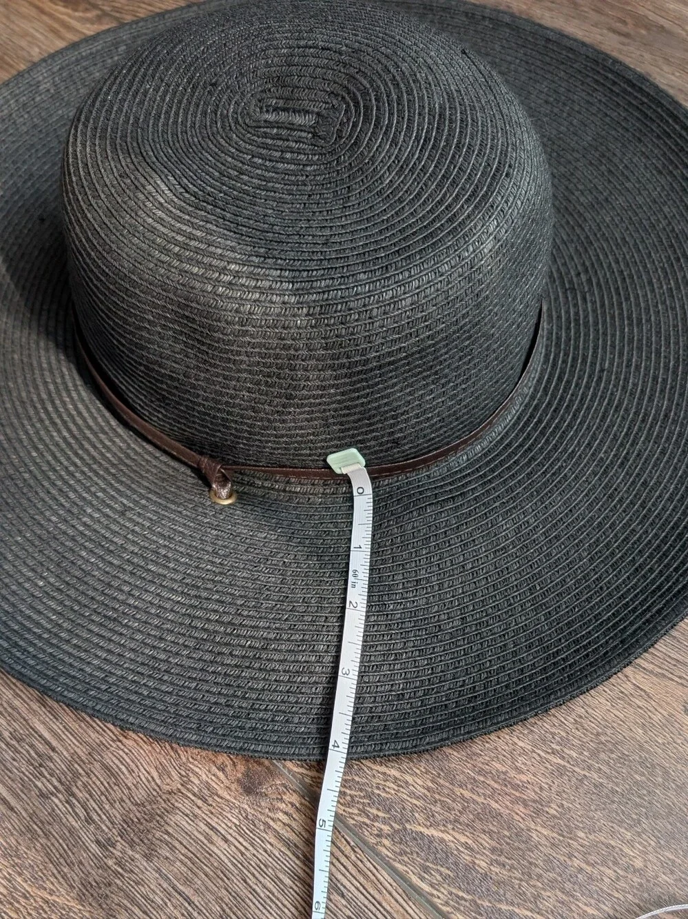 San Diego Hat Company Black Wide Brim UPF 50+ Sun Hat NWT